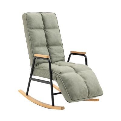 China Comfortable Foldable Lounge Relax Chair Sofa Leisure Soft Lazy Recliner Rocking Chair for sale