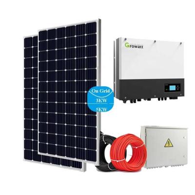 China Best Price 10kw Panel Home 1000kw Inverter Ongrid 100kw Home Solar Power System for sale