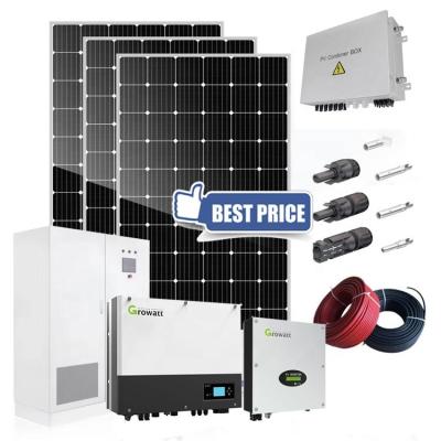 China Home Home On Grid Tie Package Solar Panels Power Supply Systems Complete 2kw 3kw 5kw 5kw 5kva 10kw 20kw 12kw 30kw 50kw 100kw 10000 Watt for sale