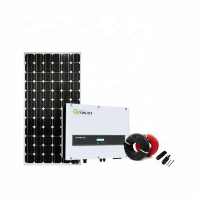 China Home Residential 5000watt On Grid Solar Power System 10kva for sale