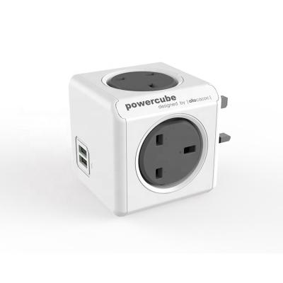 China UK residential / general purpose wall power socket electric powercube type G star product for sale