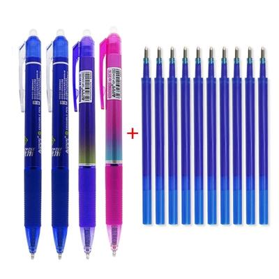 China New Normal Creative Press Erasable Pen Set High Quality Practical Erasable Pen Set for sale