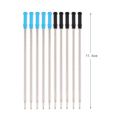 China RECHARGE Best Selling New Refill Special Ballpoint Pen 0.7mm Spinning Refill in Blue Metal and Black Ink for sale