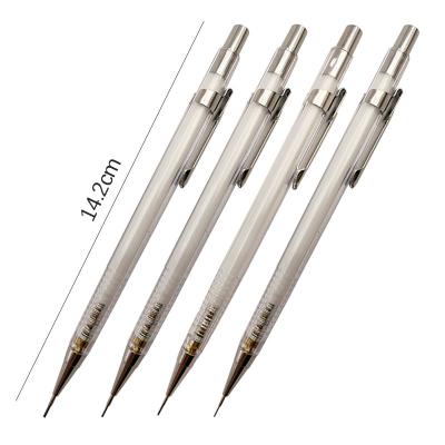 China Hot Selling Plastic Simple Transparent Automatic Pencil Art Painting Writing Stationery 0.3/0.5/0.7/0.9mm for sale