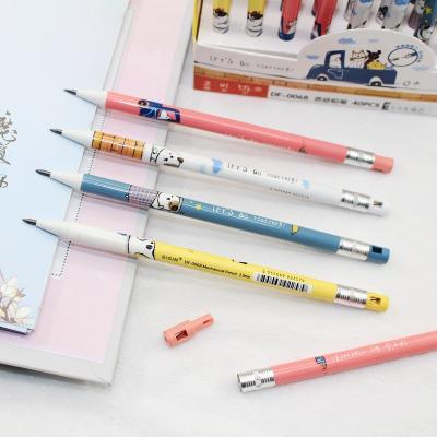 China Popular Plastic Mechanical Animals Cartoon Pencil 2.0mm Automatic Pencil Student Writing Painting Stationery for sale