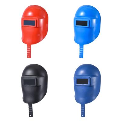 China General Industry High Quality Wholesale OEM Flame Retardant Handheld Welder With Handle Helmet Face Shield Cheap Handheld Welding Sun Shield For Welder for sale