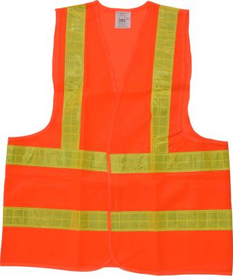 China High Quality Sweat Proof Safety Reflective Vest With Custom Engineer Led Logo Safety Vest With 4 Lattice Reflective Stripes for sale