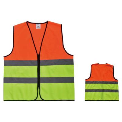 China High Proof Visibility Construction Traffic Road Working Logo Sweat Special Jackets With Pockets Safety Vest With 2 Reflective Stripes for sale