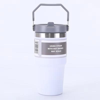 China 20oz 30oz Edelstahl Vakuum isolierte Tumbler mit Griff Deckel Custom Logo Ideal zu verkaufen