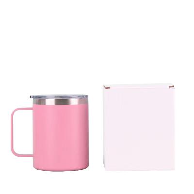 China 304 Stainless Steel Custom Logo Double-wall Vacuum Insulated Coffee Mug in Many Colors for sale