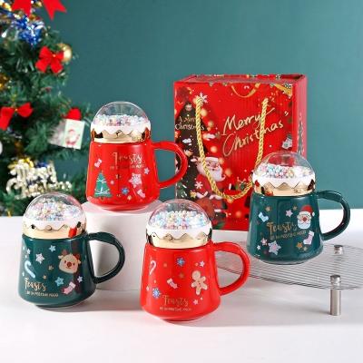 China Cartoon Design Style 2023 Christmas Mug Gift Set Perfect Present for Christmas Day for sale