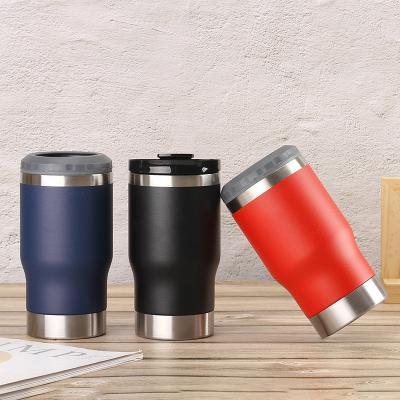 China Metal Can Cooler Blank Sublimation 4 in 1 Drink Holder for Sublimation Printing for sale