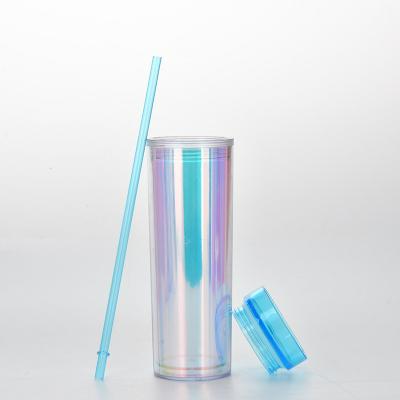 China Accessoires met stro 450 ml Eco-vriendelijke herbruikbare plastic koffiebak met logo Te koop