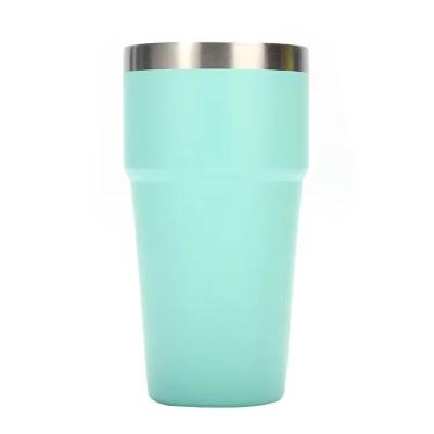 China Customized Logo Acceptable American Style Stainless Steel Tumbler Cup 16oz for Wine Mug for sale