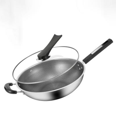 Cina Cucina a nido di miele utensili da cucina antiaderenti per uso generale a gas e cottura a induzione 32/34 cm di diametro in vendita