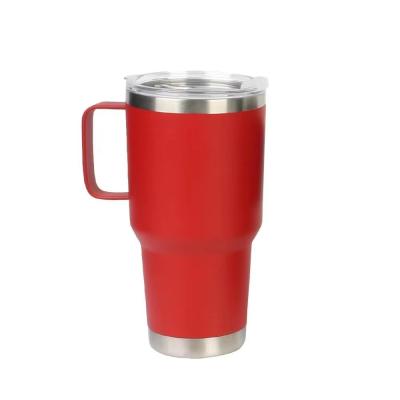 China Top Seller Double Wall Stainless Steel 30oz Tumbler Portable Insulated Travel Mug for sale