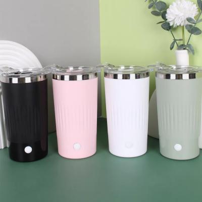 Chine 500 ml bouteille électrique de shakes avec couvercle tasse de mélange de café portable tasse de mélange de lait tasse de mélange de tasse à vendre