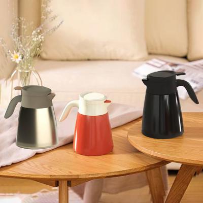 China Large Capacity Sustainable Electric Kettle Coral Red and Double Walled Stainless Steel for sale