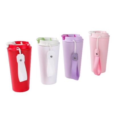 China Modern Design 350ml/500ml Colorful Coffee Mug Portable Stainless Steel Water Bottle for sale