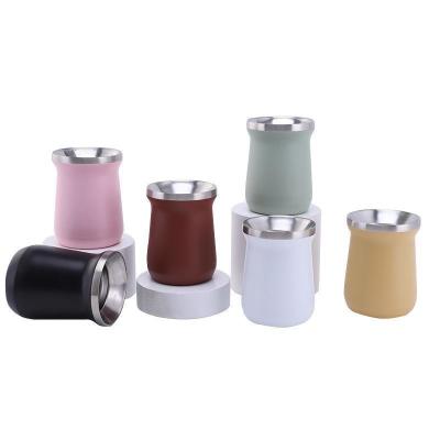 China 12 oz Stainless Steel Bottle Insulated Colorful Leakproof Travel Office Coffee Cup for sale