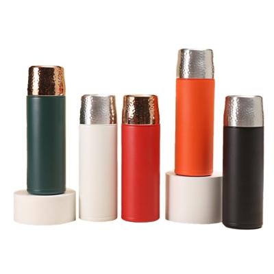 China 316 Stainless Steel Spring Cap Cup Leak-proof Portable Thermos For Outdoor Activities for sale