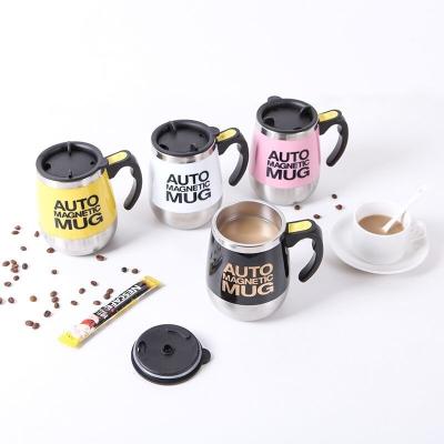 China Office and Home Stainless Steel Electric Auto Self Stirring Mug for Coffee Lovers for sale