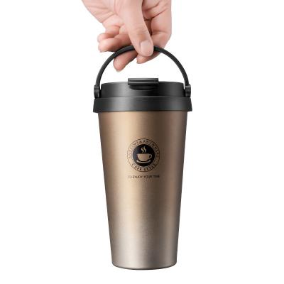 China Travel Mug Cup Coffee Tumbler Insulated Vacuum Water Bottle 500ml for Occasion Travel for sale