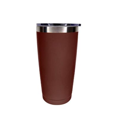 China Houd drinken warm koud drinken geïsoleerd 600 ml metalen waterfles Autotomper met stro Te koop