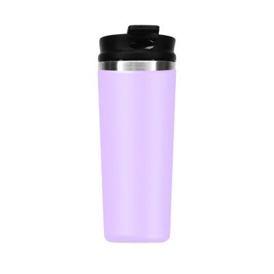 China Sustainable Custom 12oz 16oz Double Wall Vacuum Flask Insulated Stainless Steel Sport Water Bottle for sale