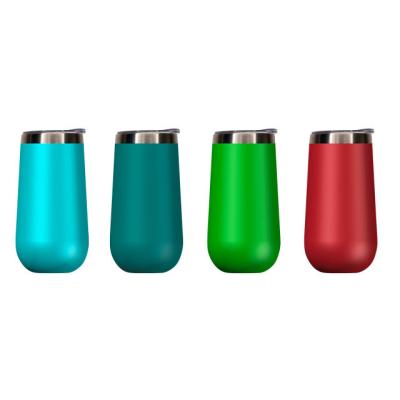 China Viajes al aire libre 10 oz de acero inoxidable de vino tumbler de doble pared de vacío aislado taza en venta