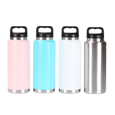 China 18oz 26oz 36oz Yeti Tumbler Botella de acero inoxidable con vacío aislado con tapa de mango en venta