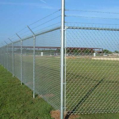 China Easily Assembled 5ft Chain Link Barrier/Black Coated Cyclone Barrier/Aluminum Barrier (Manufacturer) for sale