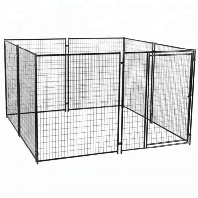 China Pet Fence Running Windproof Animal Fencing Large Large XXL Dog Cage Kennel Peniron Pet House Cage For Play for sale