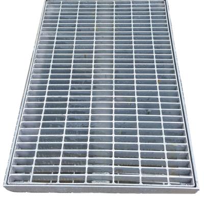 China Industrial Platform Standard Size Steel Grating Drainage Galvanized Steel Grating Cover for sale