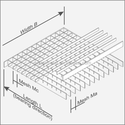 China Workshop Gangway Floor Grating/Marine Deck Steel Grating for sale