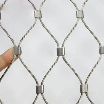 China Wholesale Plain Weave 316 Stainless Steel Wire Mesh Rope Net Use For Protection for sale