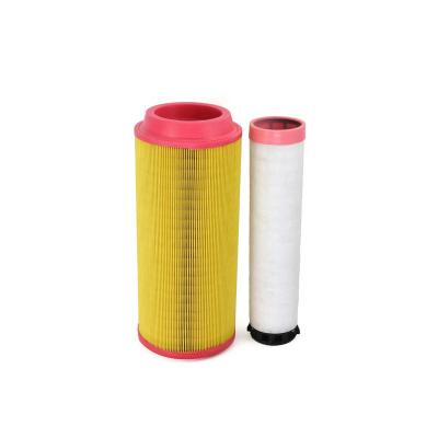 China Metal+filter paper+plastic Air Compressor Air Filter cf400 P780012 Af25721 Af26394 Rs3923 For Volvo Hyundai JCB Tractor Compressor Loader Carrier Excavator for sale