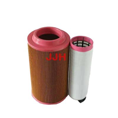 China Metal+filter paper+plastic construction machinery engine air filter C23610 571755508 20405830 for sale