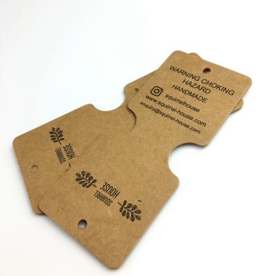 China Viable Custom Logo Necklace Earring Jewelry Card Hang Tags For Jewelry for sale