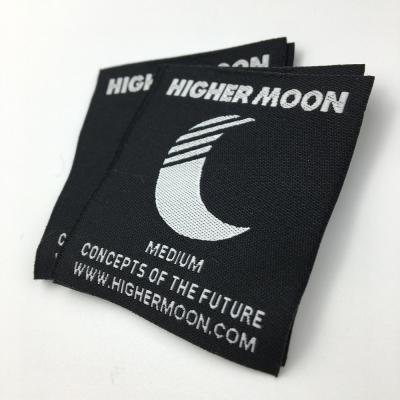 China Custom Sustainable Premium Soft Woven Labels With Your Logo Woven Custom Labels for sale