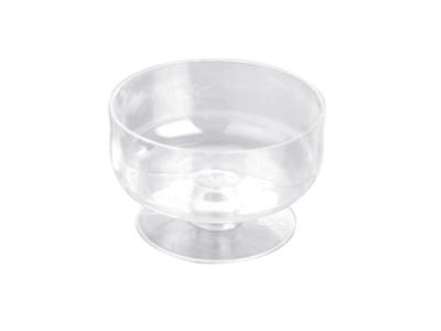 China Yogurt  130ml Transparent Round Clear Plastic Ice Cream Cups Disposable for sale