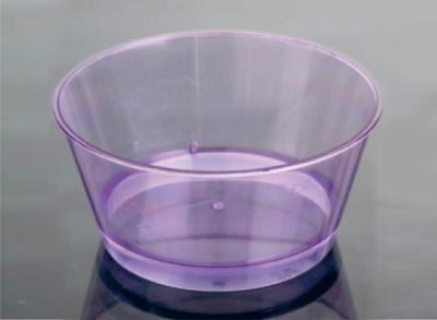 China Multi Color purple Disposable Plastic Dessert Cups / Bowls 130ml for sale