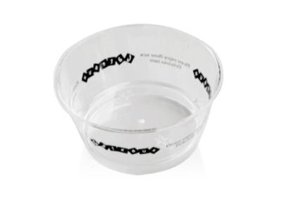 China Disposable Dessert Gelato Customizable Printed Plastic Cups / Bowls for sale