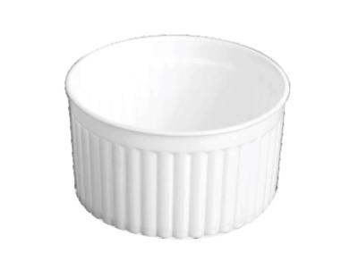 China Round White Resistance Baking Microwave Plastic Cup / Bowls 125ml for sale