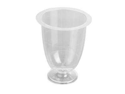 China Cocktail Party 170ml Transparent PS Plastic Ice Cream Cups For Jelly / Dessert for sale