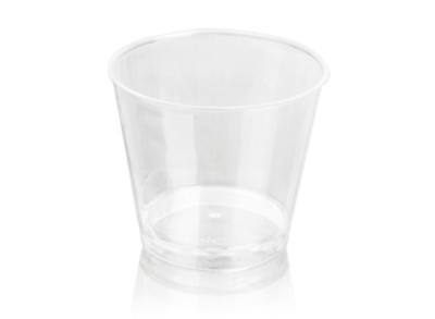 China Transparent Ice Cream Small Plastic Cups For Desserts / Chocolate Mousse for sale