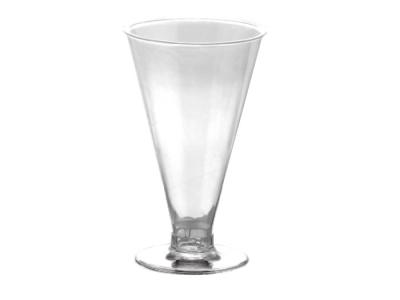 China Disposable Transparent Plastic Ice Cream Goblet Cup Containers for Dessert for sale