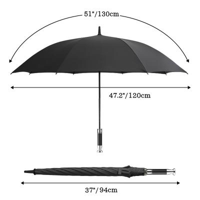 China Modern straight umbrella with plastic colorful fiber golf straight umbrella umbrella custom automatic straight golf for sale