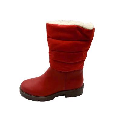 China New Type Women Winter Cloth Cotton Shoes Plush Warm Snow Boots Ladies Casual Flat Short Snow Boots for sale