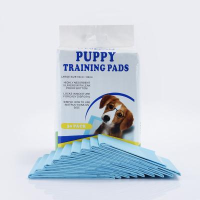 China Hot Selling Viable Pet Training Puppy Disposable Pet Wee Training Potty Pads 100 Training Pads 60 x 60 cm for sale